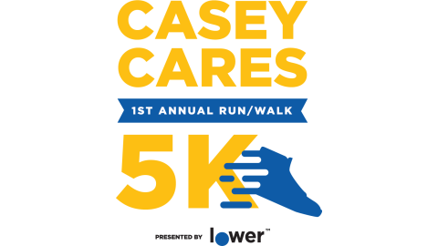 Casey Cares 5K Run / Walk Presented By Lower.com logo
